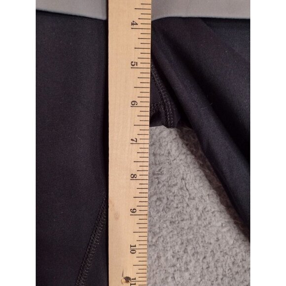 Zumba Come Alive Cropped Black/Gray Fold Over Waistband Leggings Size XS - Picture 7 of 10